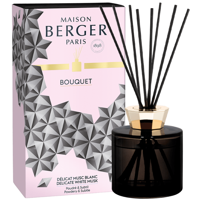 Maison Berger - Delicate White Musk Black Crystal Scented Bouquet